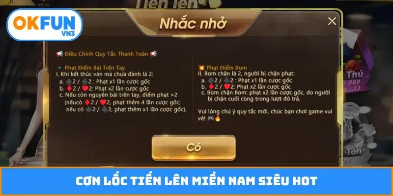 Cơn lốc tiến lên miền Nam siêu hot